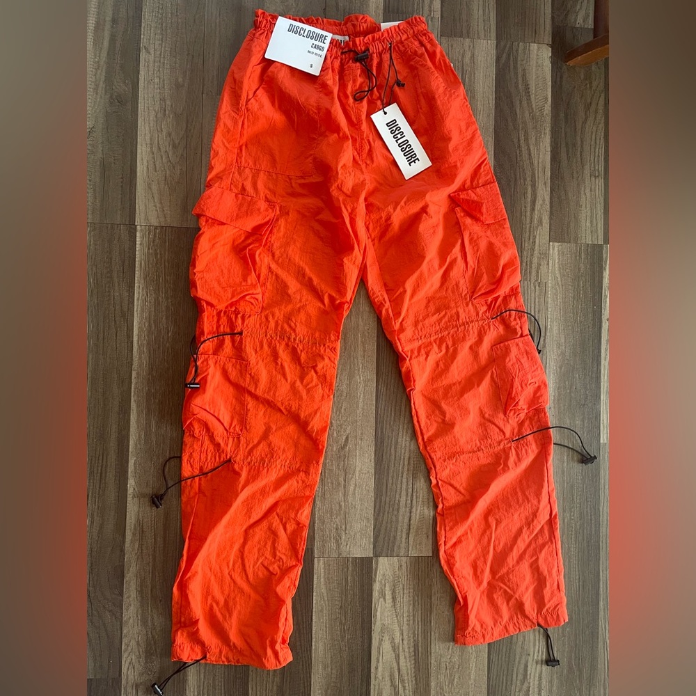 bright streetwear cargo pants from DSCLOSURE